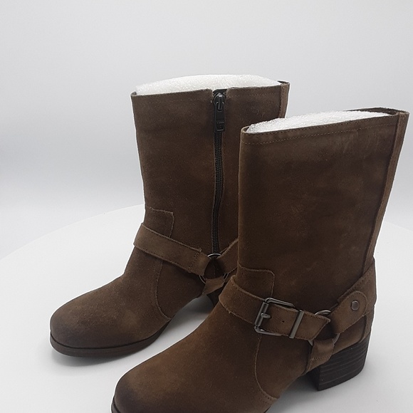 Jessica Simpson Annine Mink Veronica Suede Boots - Picture 2 of 7